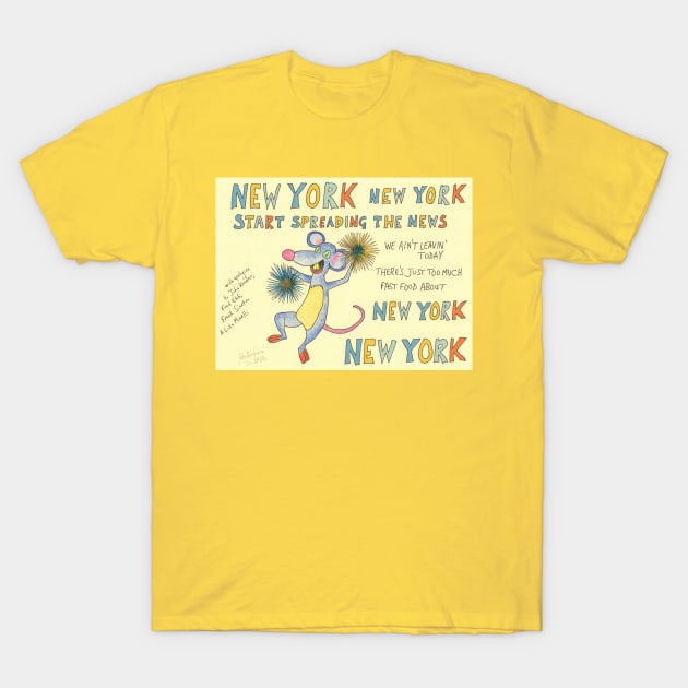 Restaurant Rats of New York New York T-Shirt by MrTiggersShop